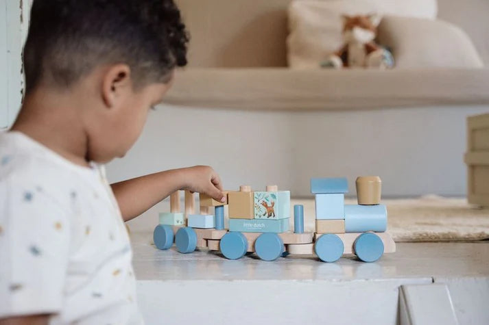Little Dutch - Stacking Train - Forest Friends
