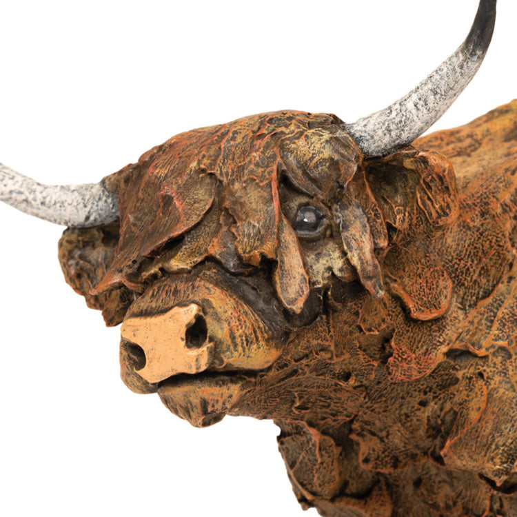 Wrendale Designs - 'Gordon' Highland Cow Figurine