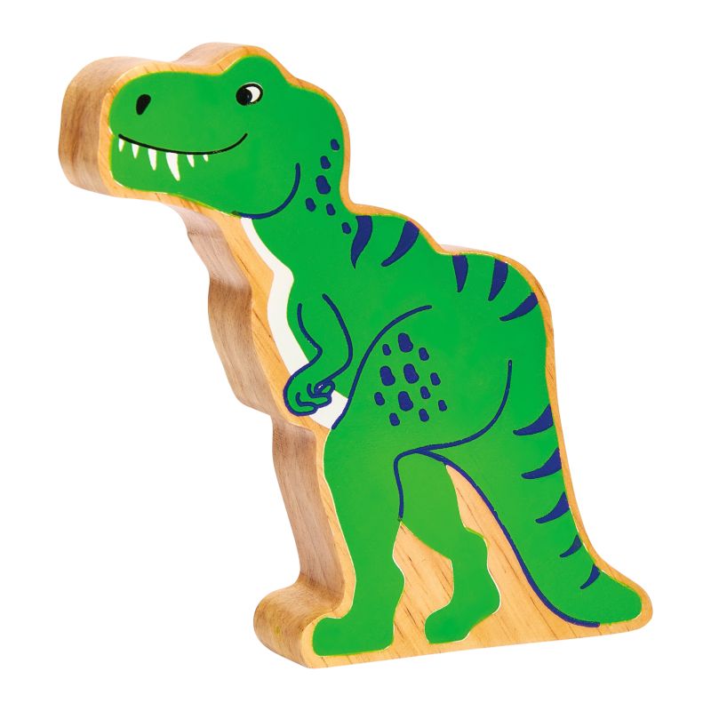 Lanka Kade - Wooden Green Tyrannosaurus Rex