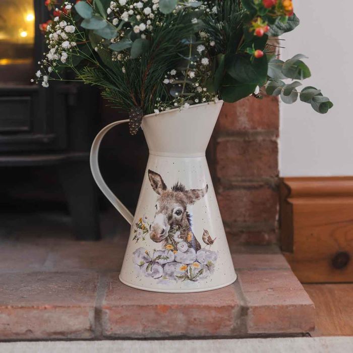 Wrendale Designs - 'Fine and Dandy' Donkey Flower Jug