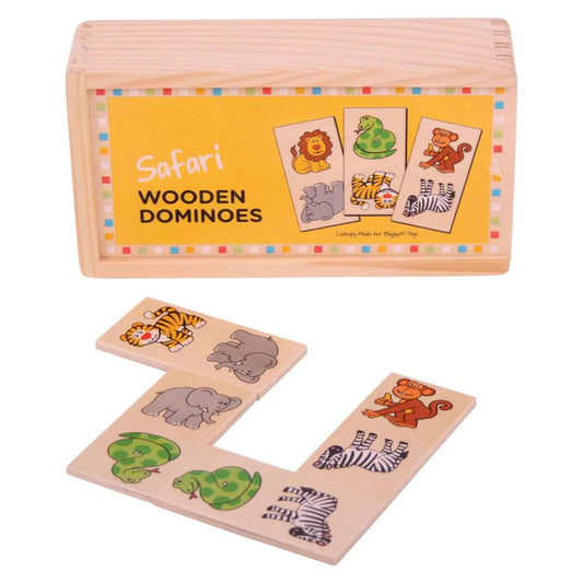 Bigjigs Toys - Wooden Dominoes - Safari