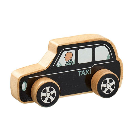 Lanka Kade - Wooden Taxi Push Along Toy