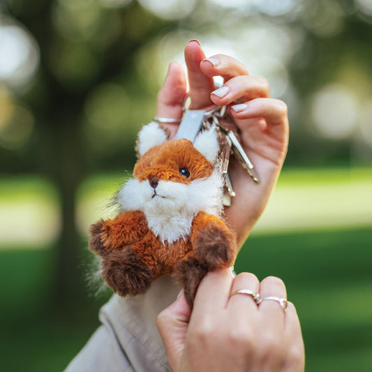 Wrendale Designs - 'Autumn' Fox - Soft Plush Keyring Bag Charm