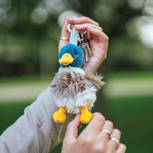 Wrendale Designs - 'Webster' Duck - Soft Plush Keyring Bag Charm