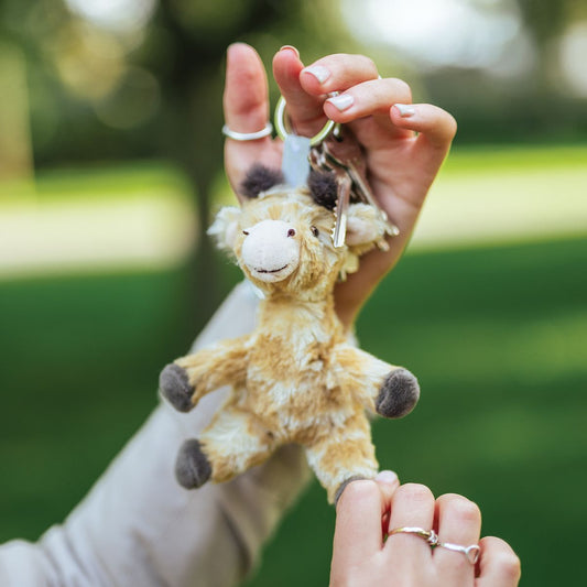 Wrendale Designs - 'Camilla' Giraffe - Soft Plush Keyring Bag Charm