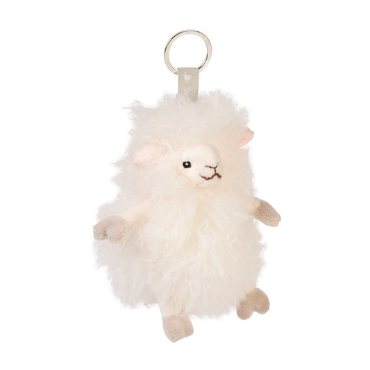 Wrendale Designs - 'Beryl' Sheep - Soft Plush Keyring Bag Charm