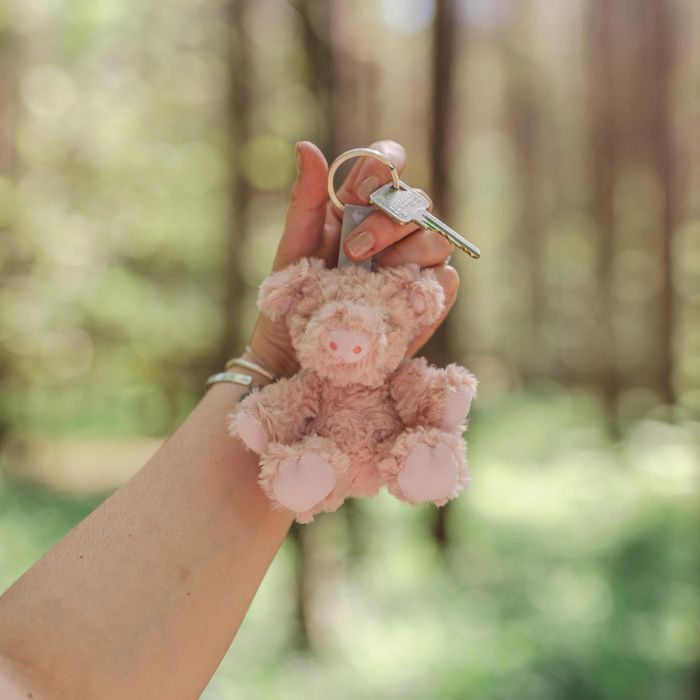 Wrendale Designs - 'Vanessa' Pig Plush Keyring Bag Charm