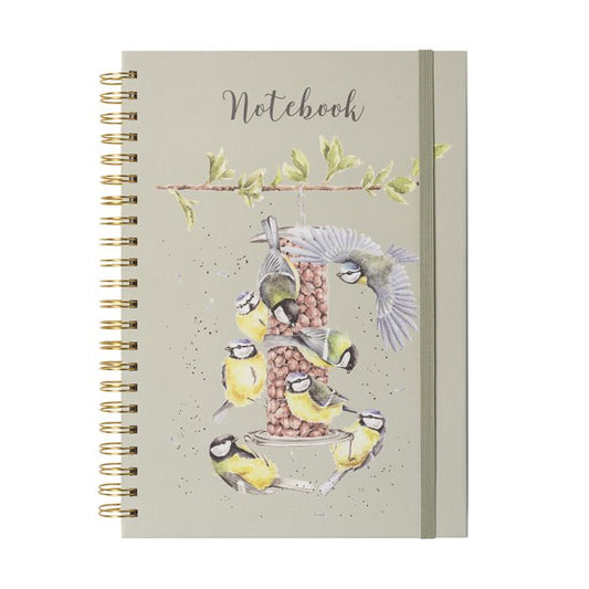 Wrendale Designs - 'Bon Appétit!' Blue Tit A4 Notebook