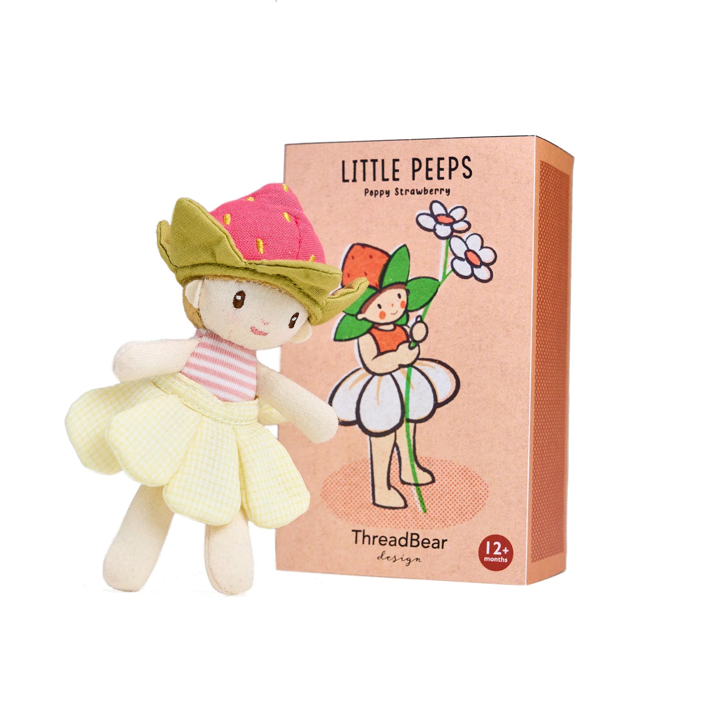 Threadbear - Little Peeps Poppy Strawberry Doll
