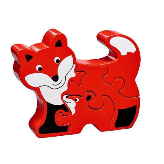 Lanka Kade - Wooden Fox and Cub Jigsaw Puzzle