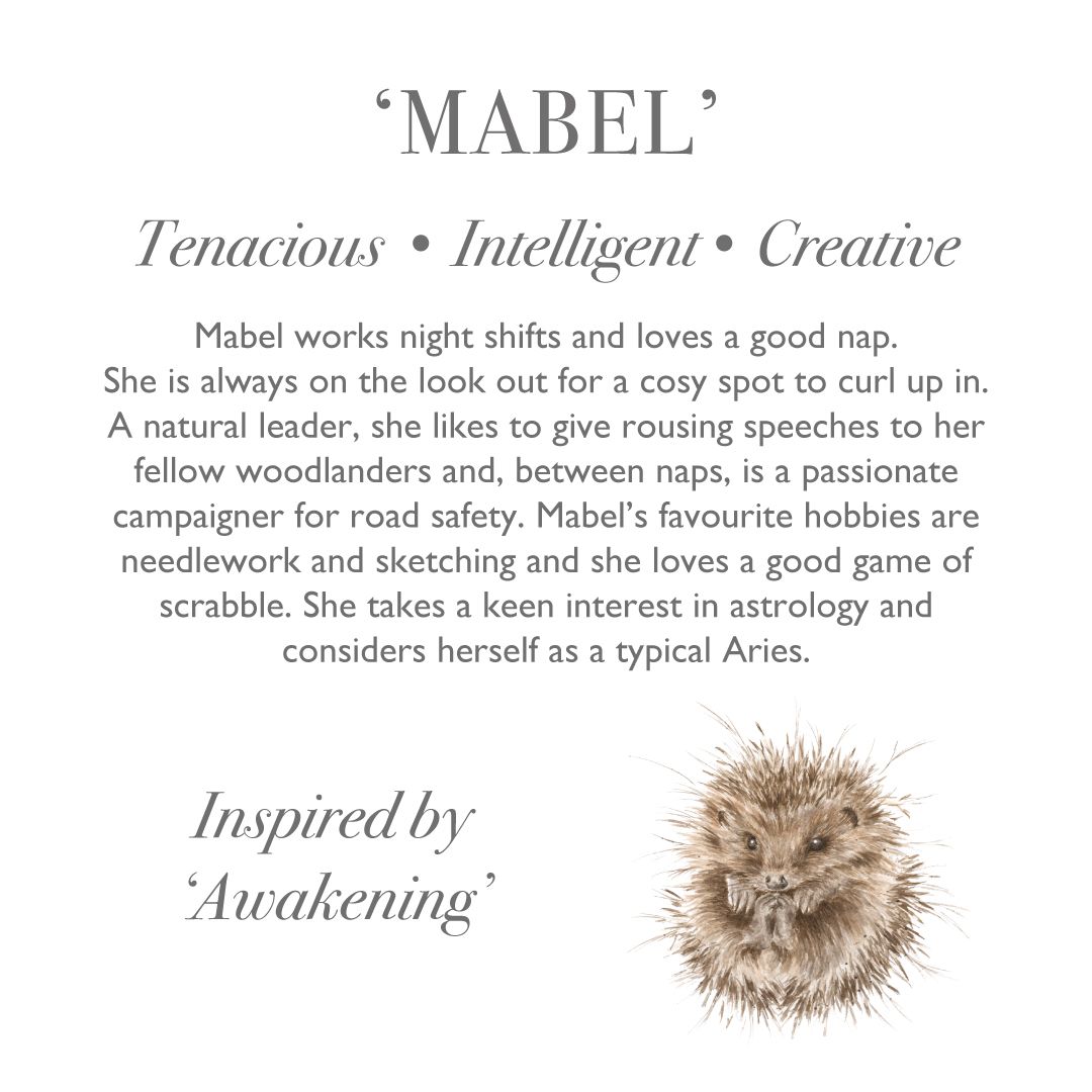 Wrendale Designs - 'Mabel' Hedgehog - Soft Plush Character - Regular