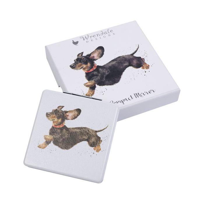 Wrendale Designs - 'That Friday Feeling' Dachshund Compact Mirror