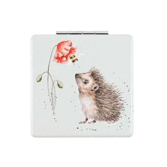 Wrendale Designs - 'Busy as a Bee' Hedgehog Compact Mirror