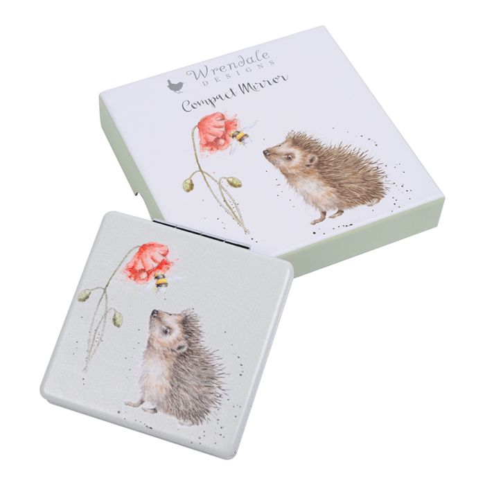 Wrendale Designs - 'Busy as a Bee' Hedgehog Compact Mirror