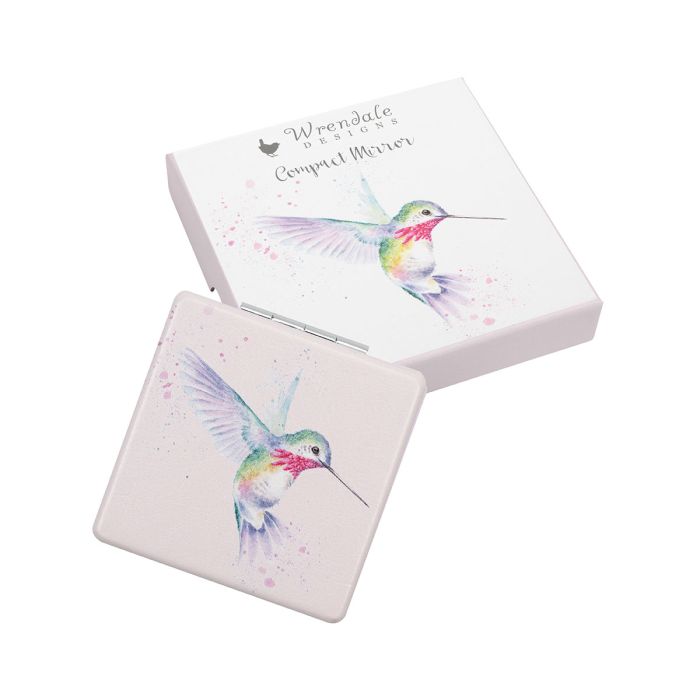Wrendale Designs - 'Wisteria Wishes' Hummingbird Compact Mirror