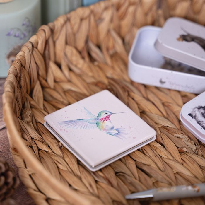 Wrendale Designs - 'Wisteria Wishes' Hummingbird Compact Mirror