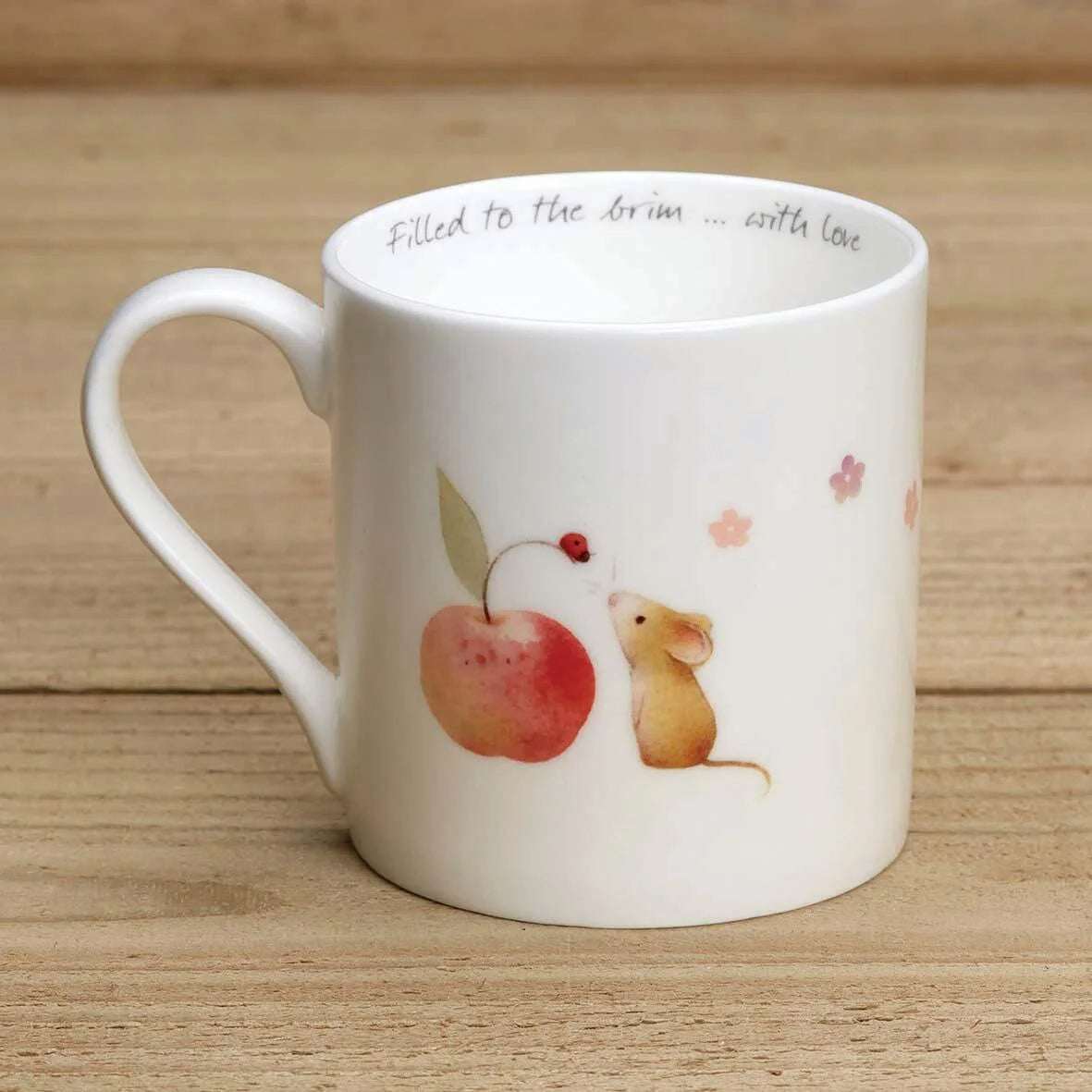 Gingerbetty - Mouse and Blackberries- Bone China Mug