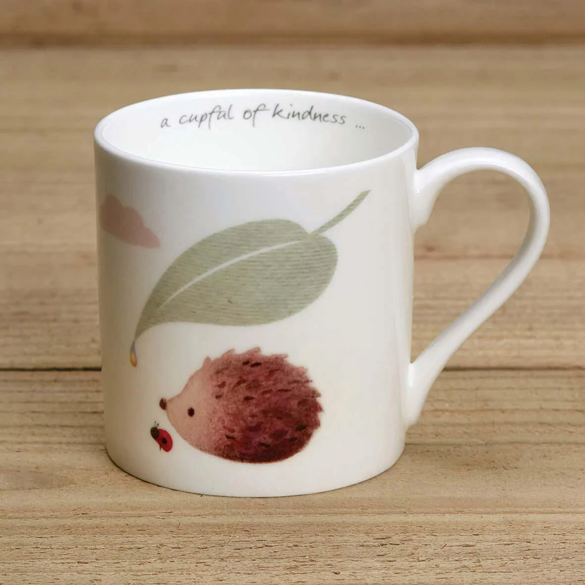 Gingerbetty - Hedgehog and Ladybird - Bone China Mug