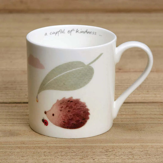Gingerbetty - Hedgehog and Ladybird - Bone China Mug