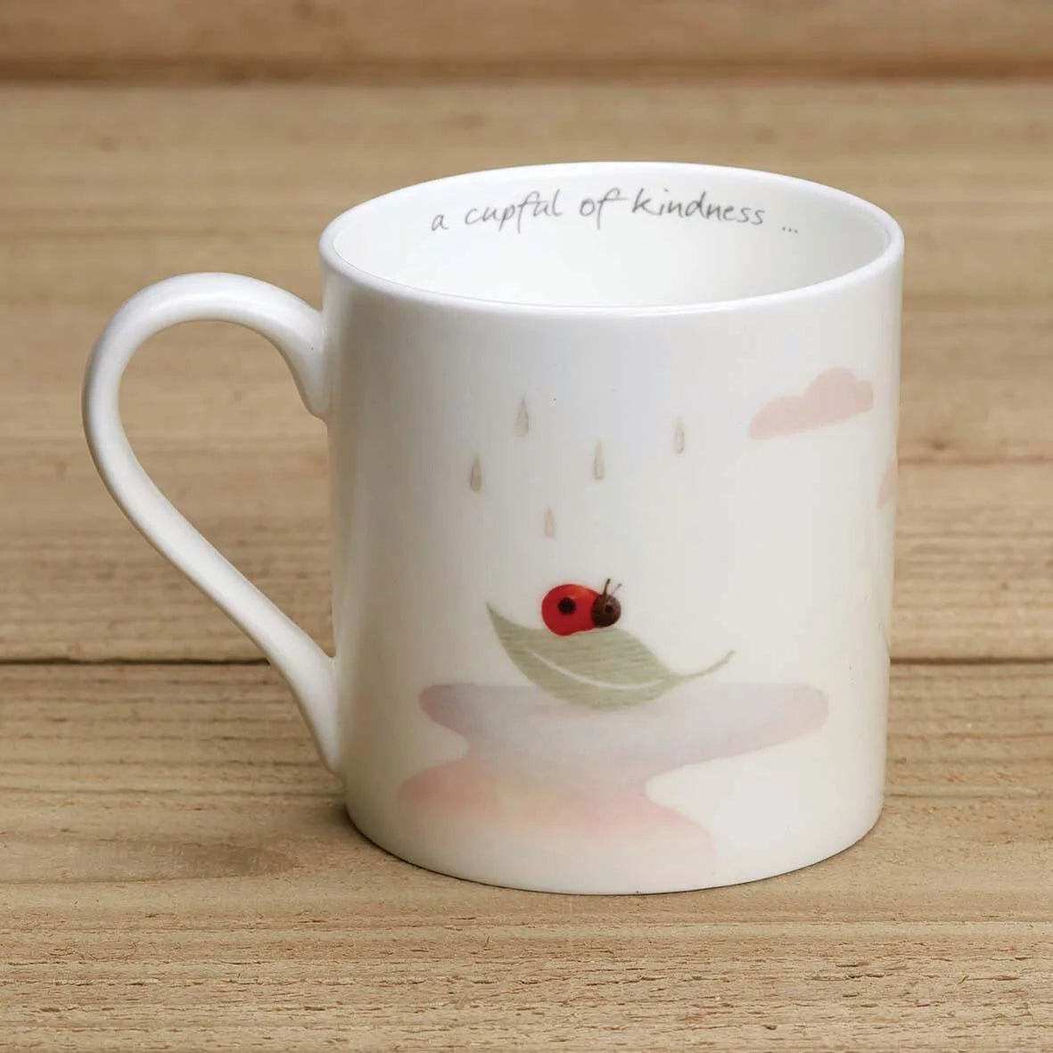 Gingerbetty - Hedgehog and Ladybird - Bone China Mug