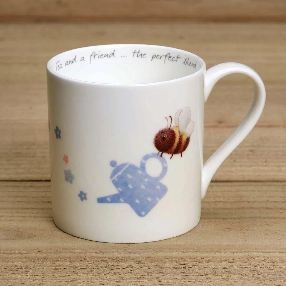 Gingerbetty - Bumble Bee With Teapot - Bone China Mug