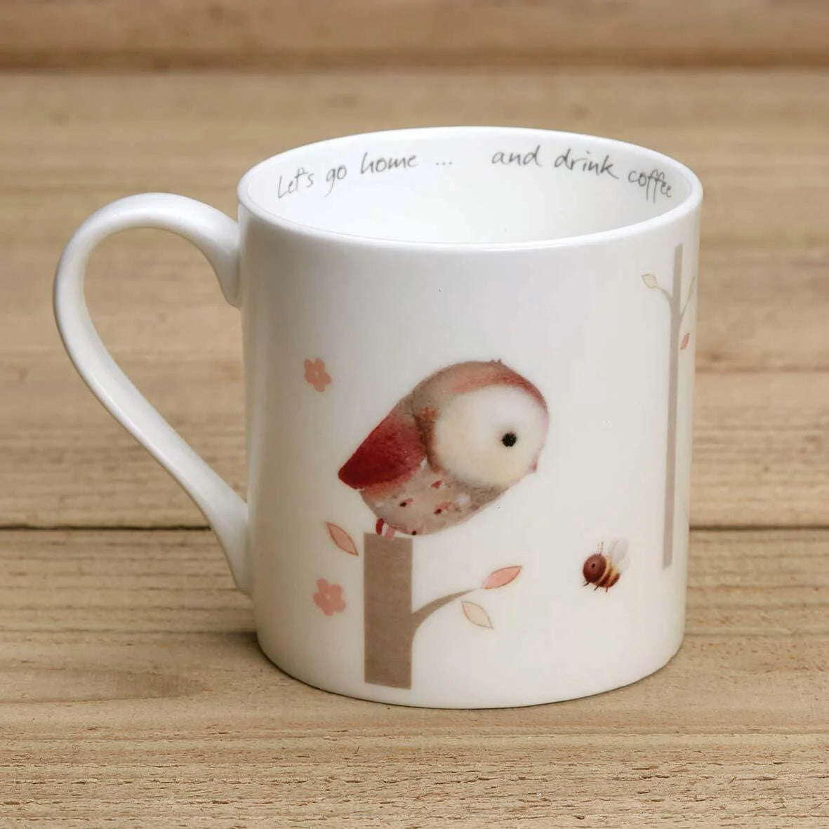 Gingerbetty - Owl and Trees - Bone China Mug