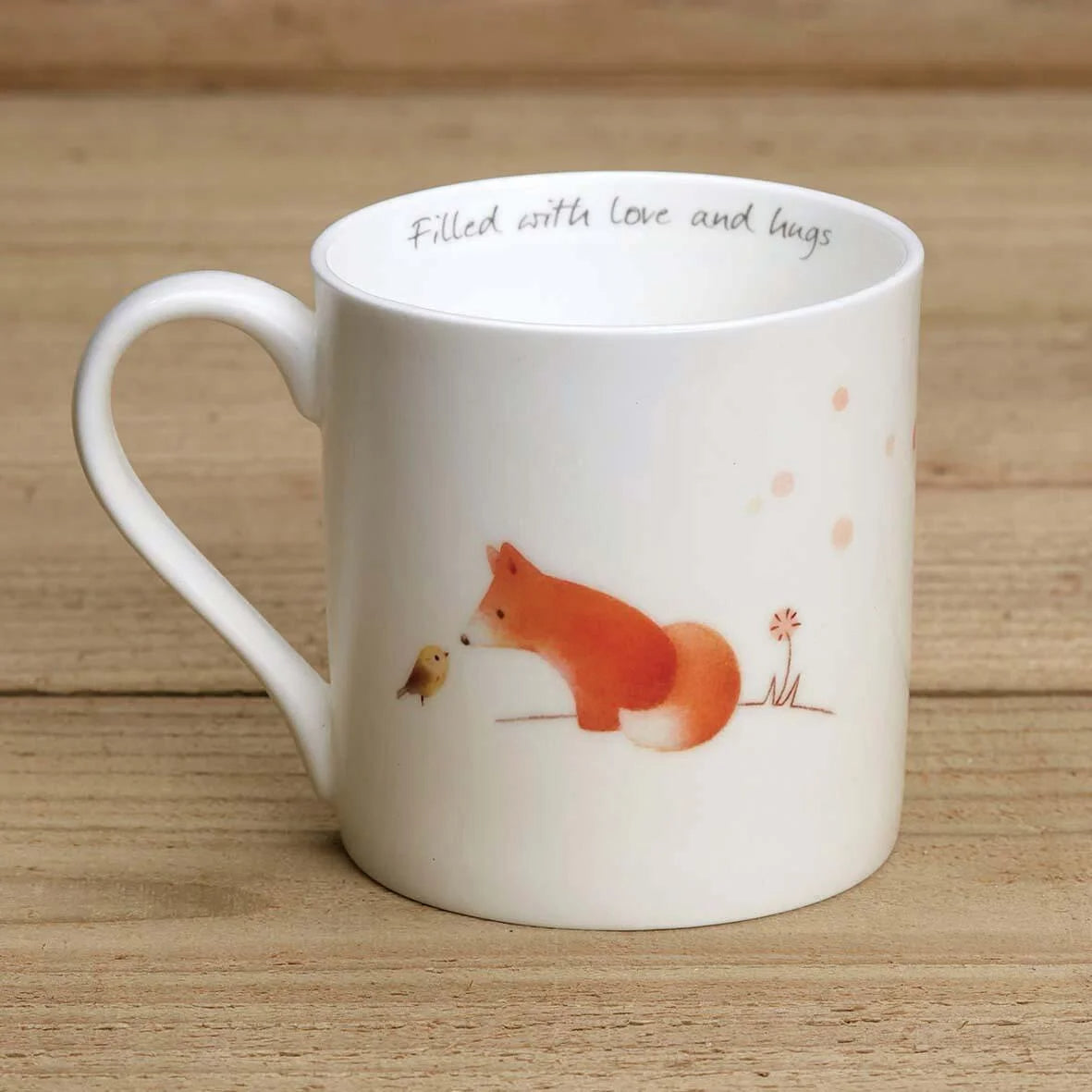 Gingerbetty - Fox and Fox Cub - Bone China Mug