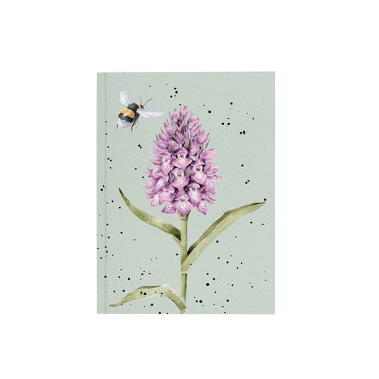Wrendale Designs - 'Marsh Orchid' Bee A6 Notebook
