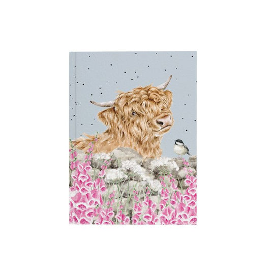 Wrendale Designs - 'Just for Moo' Highland Cow A6 Notebook