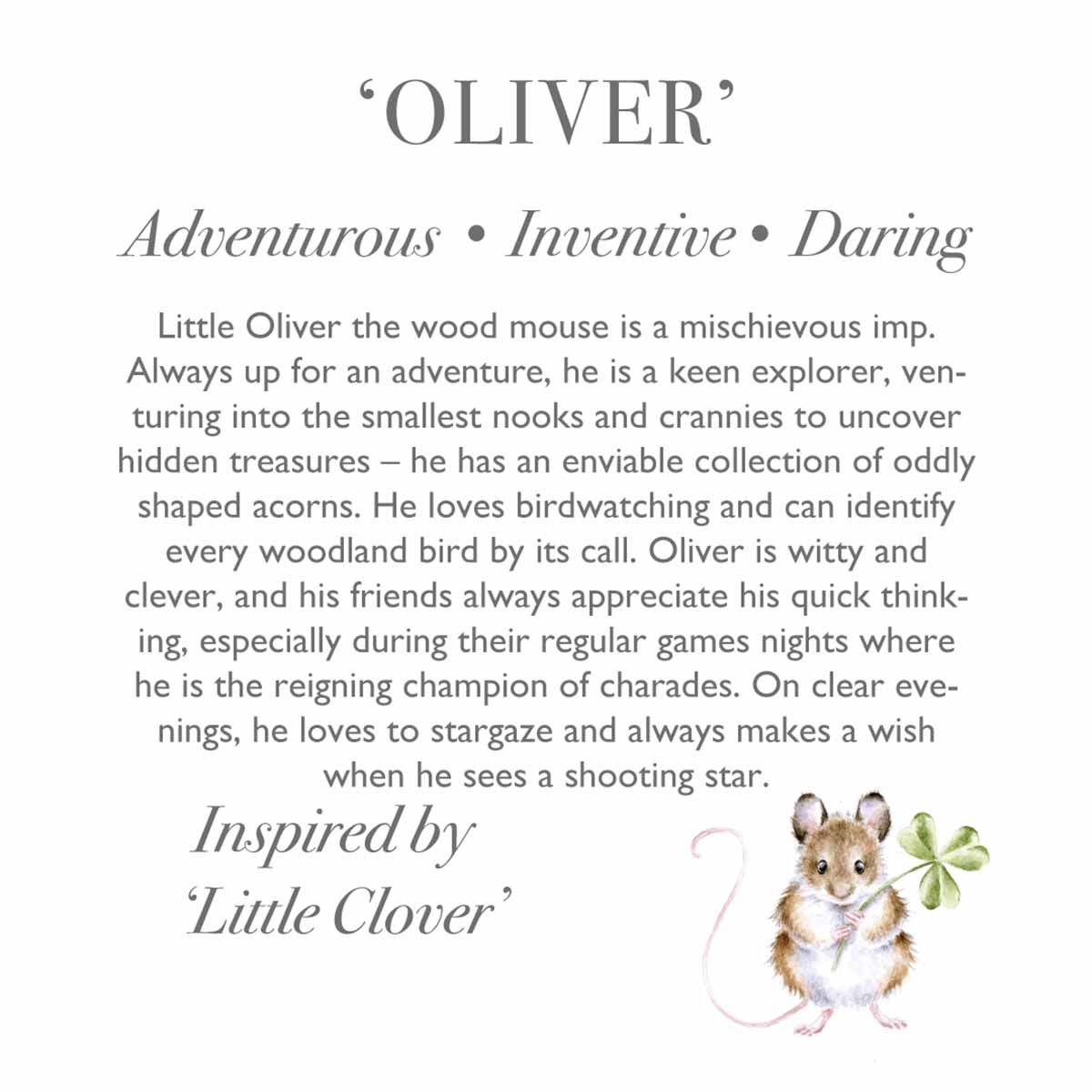 Wrendale Designs - 'Oliver' Mouse - Soft Plush Character - Junior
