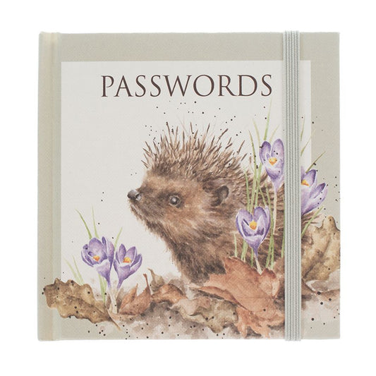 Wrendale Designs -'New Beginnings' Hedgehog Password Book