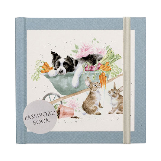 Wrendale Designs - 'Sleeping on the Job' Border Collie Password Book