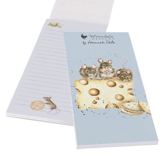 Wrendale Designs - 'Crackers about Cheese' Mouse Shopping Pad