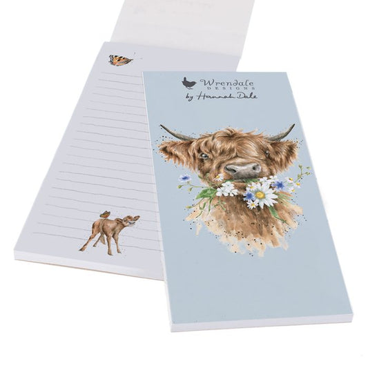 Wrendale Designs - 'Daisy Coo' Highland Cow Shopping Pad