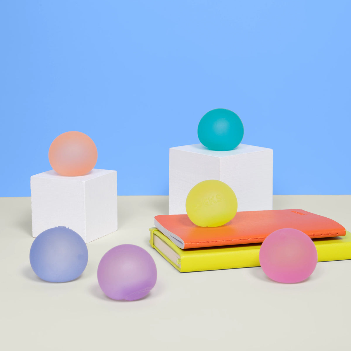 Speks - Gump Mini Prism Memory Gel Stress Ball - Six Pack