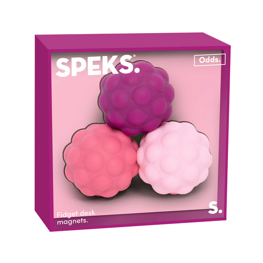 Speks - Odds Silicone Fidget Magnets - Bumps Purple
