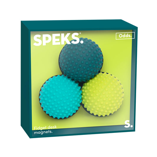 Speks - Odds Silicone Fidget Magnets - Dots Green