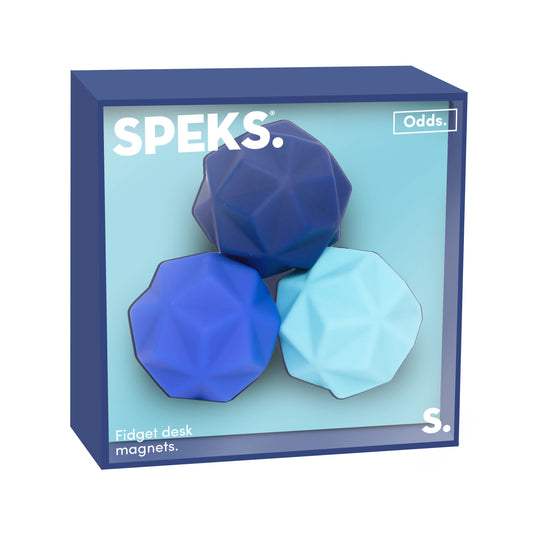 Speks - Odds Silicone Fidget Magnets - Peak Blue