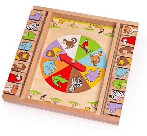Bigjigs Toys - Wooden Animal Shut the Box