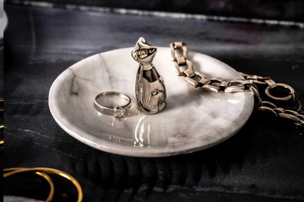 Cat Trinket Tray Ring Holder
