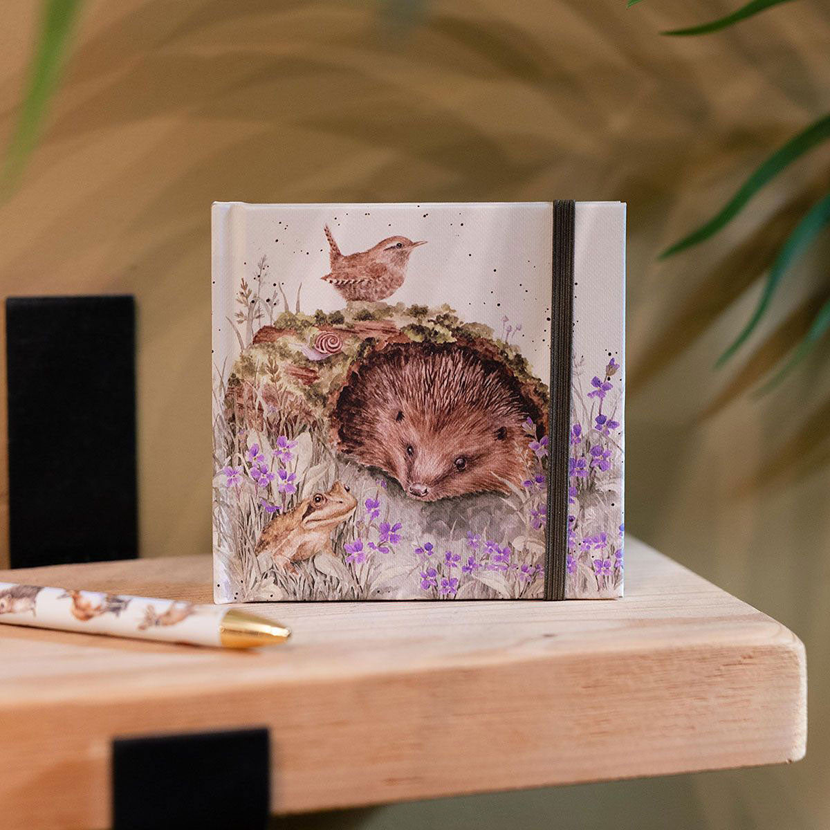 Wrendale Designs - 'The Wild Patch' Hedgehog Mini Hardback Notebook